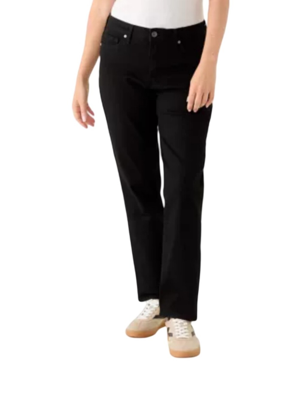 LOFT Black Modern Straight Stretch Comfy Jeans Plus Size 22 New